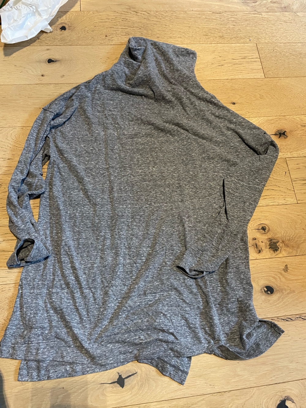 We The Free Heather Gray Women's Light Turtleneck Tunic